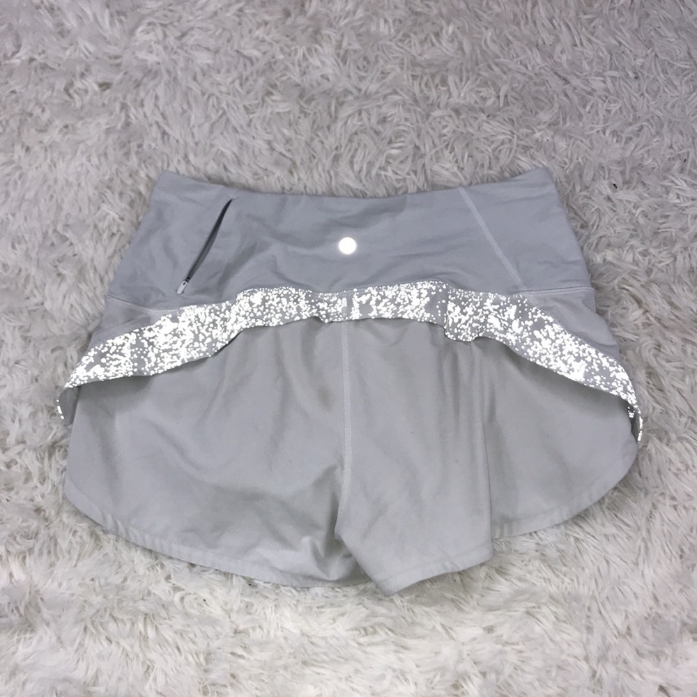 Lululemon Run The Line Short *Reflective 3" White